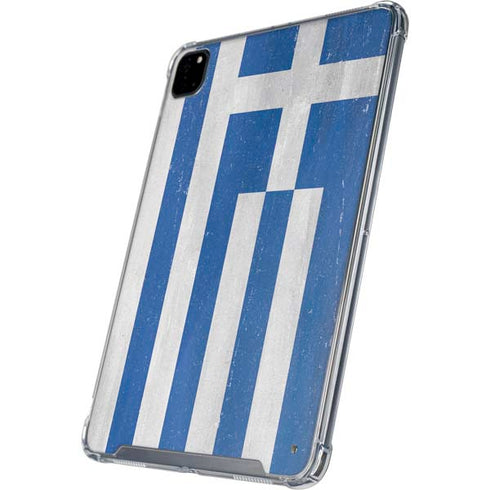 Greece Flag Distressed iPad Cases
